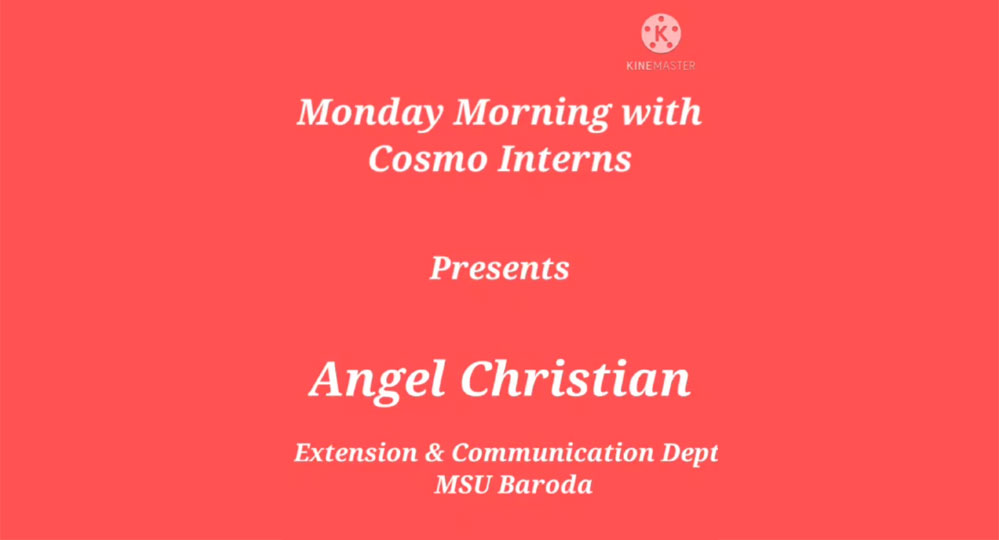 Monday Morning with Cosmo Interns